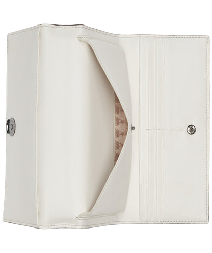 KarlLagerfeld Jacqueline wallet with pins white