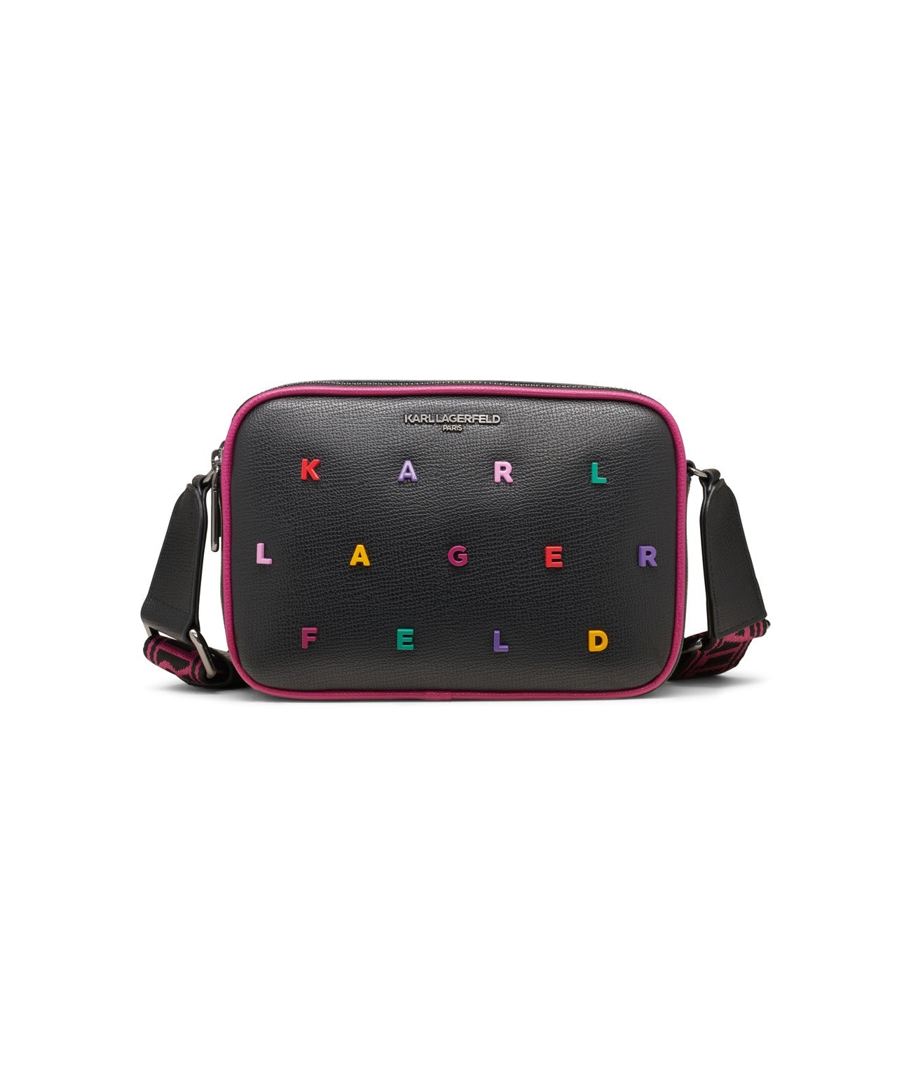 MAYBELLE CROSSBODY WITH PINS Black/Pink Black/Pink