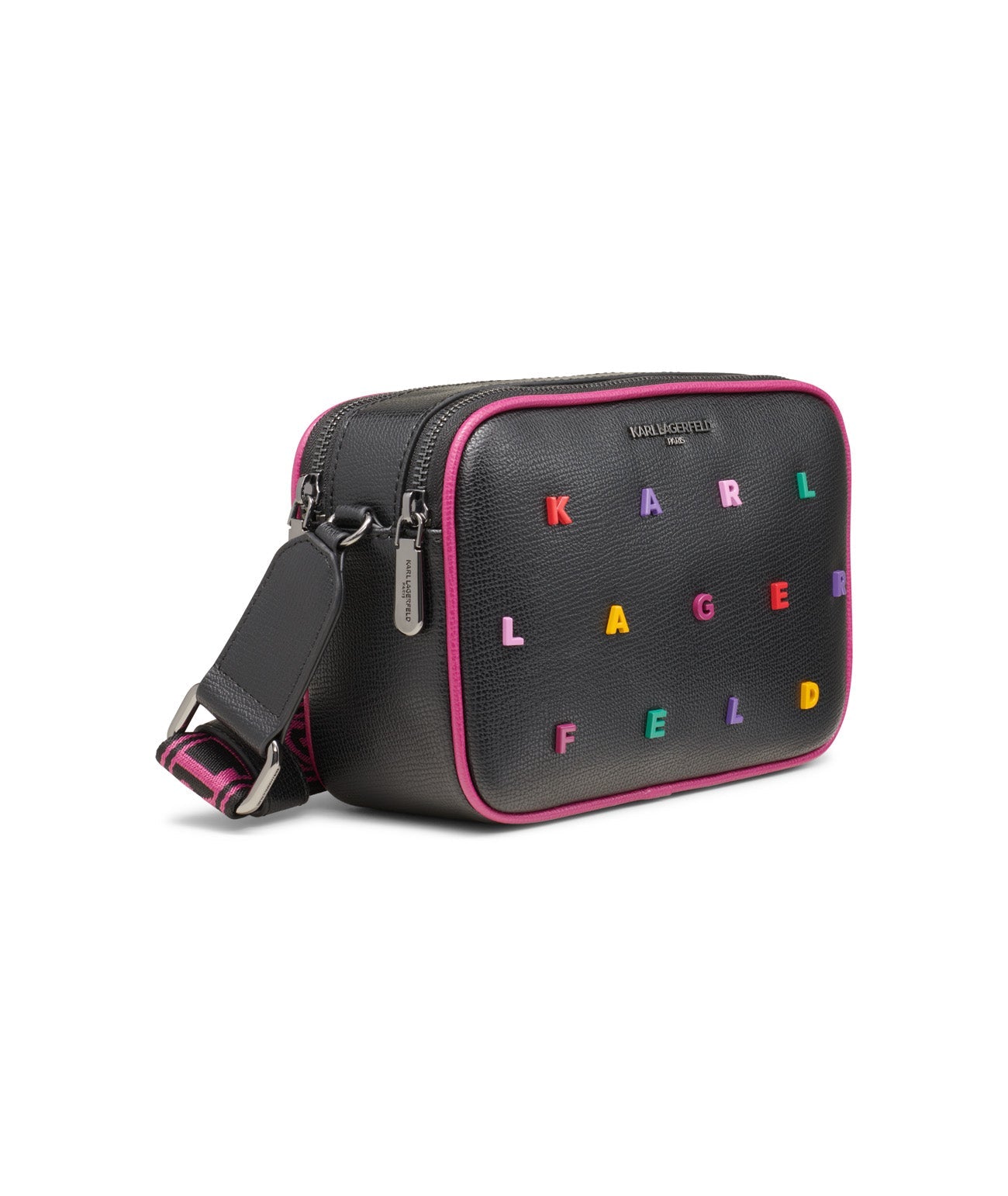 MAYBELLE CROSSBODY WITH PINS Black/Pink Black/Pink