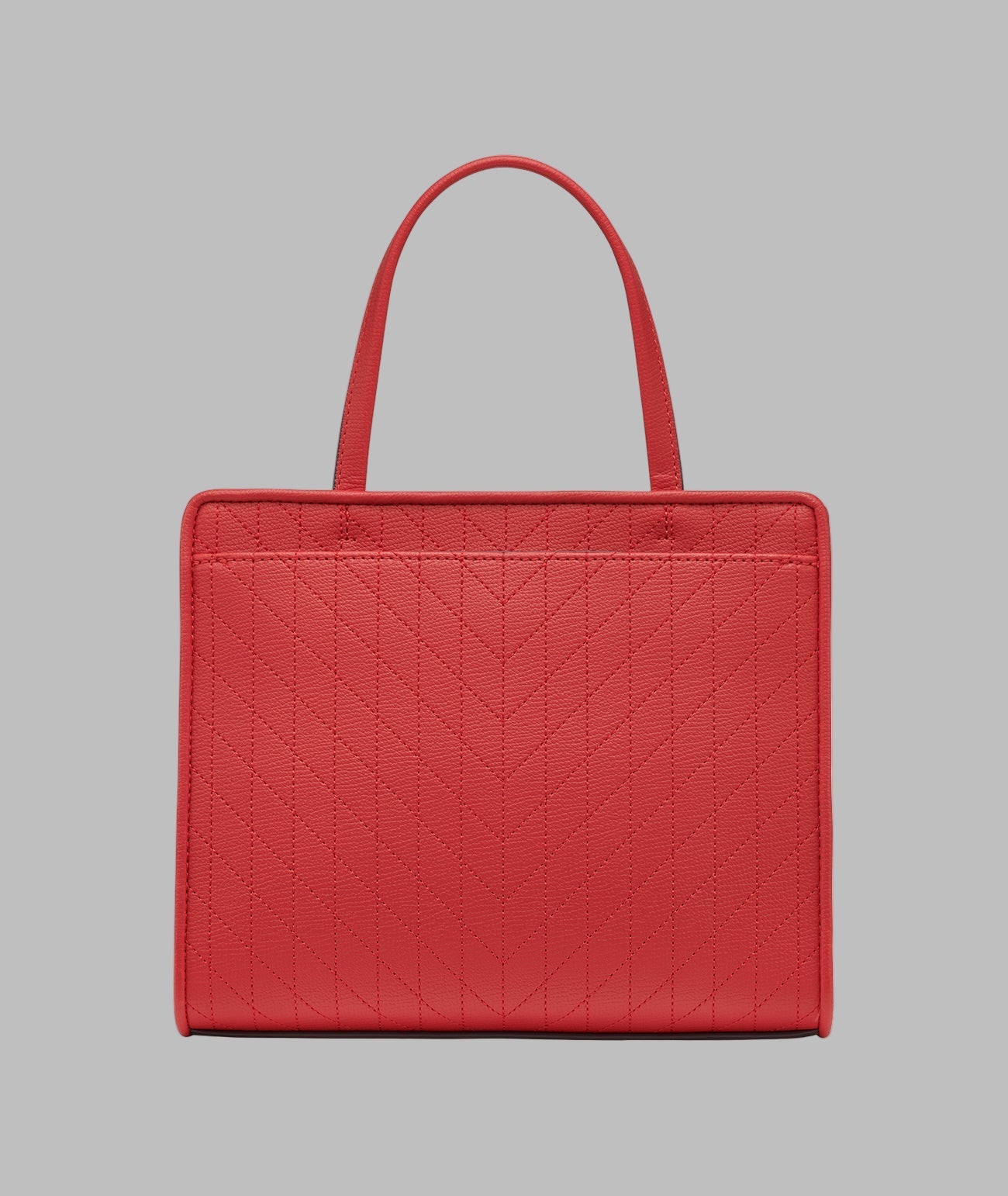 KarlLagerfeld Maybelle satchel with pins red