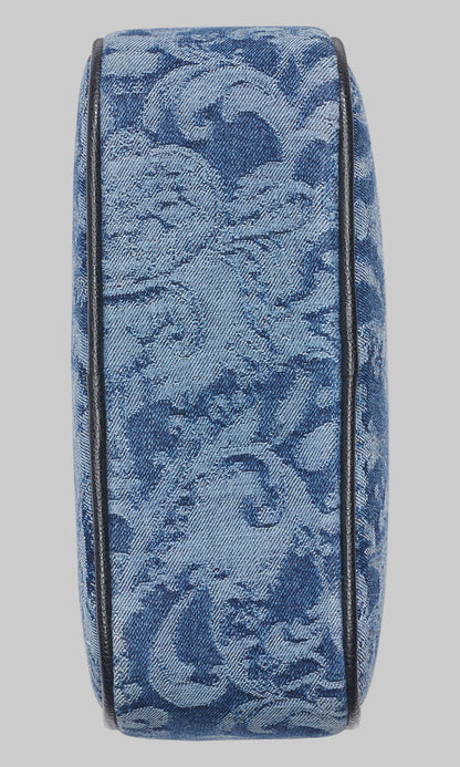 KarlLagerfeld Maybelle denim camera crossbody denim blue