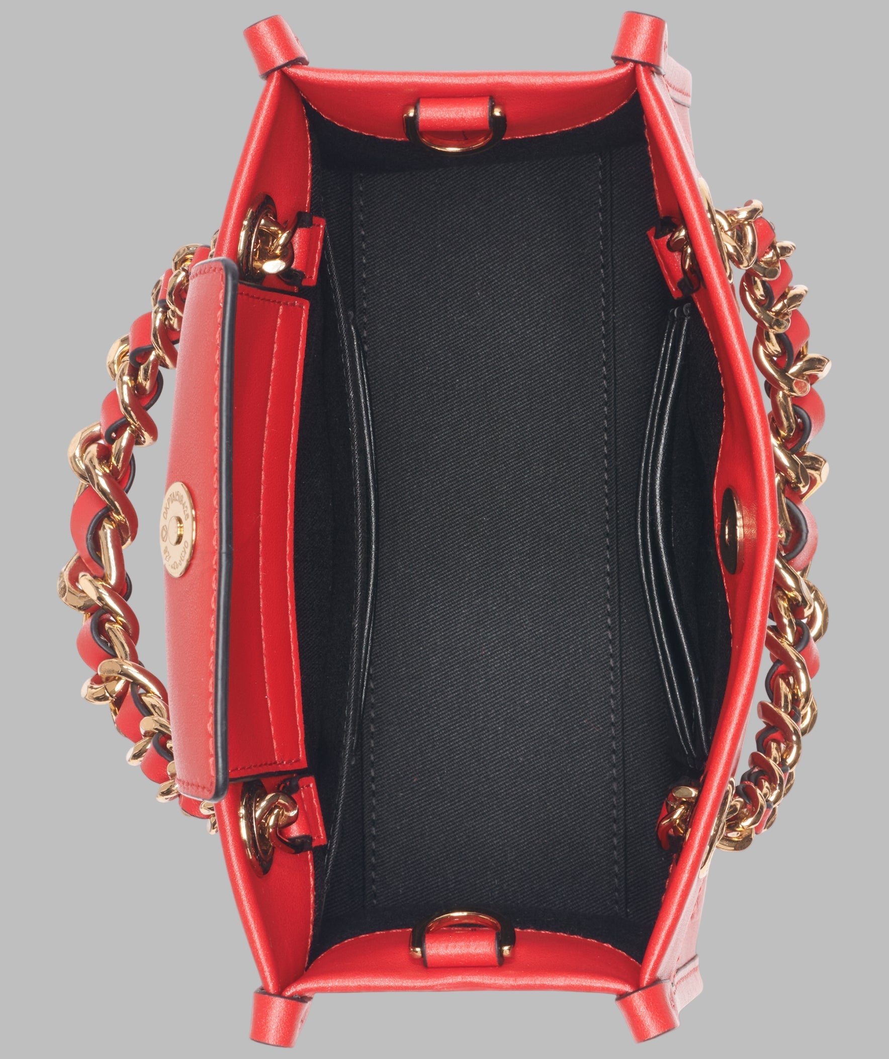 KarlLagerfeld Savoie small leather crossbody red