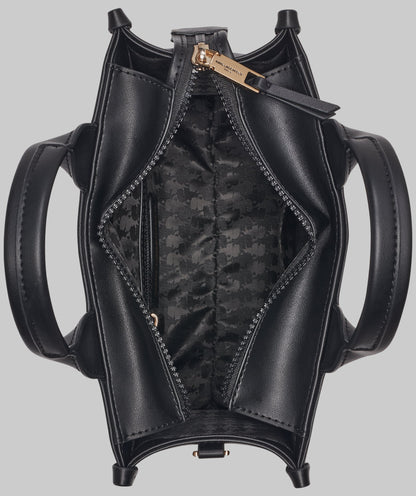 KarlLagerfeld Kristina small tote with top zipper black