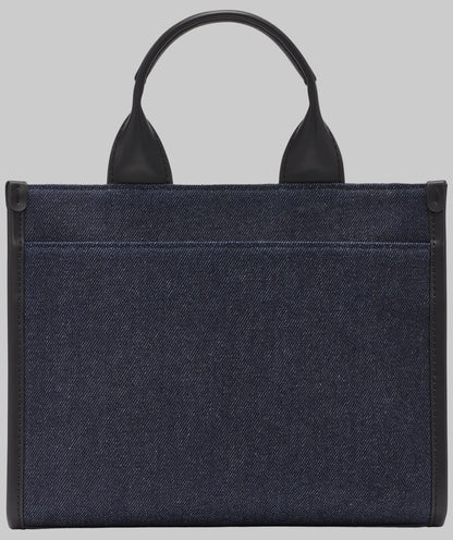 KarlLagerfeld Kristina small tote with top zipper denim blue