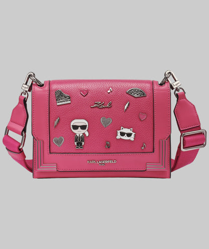 KarlLagerfeld Camille shoulder bag fuchsia