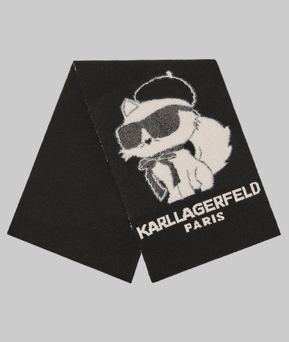 KarlLagerfeld C'est moi choupette scarf black