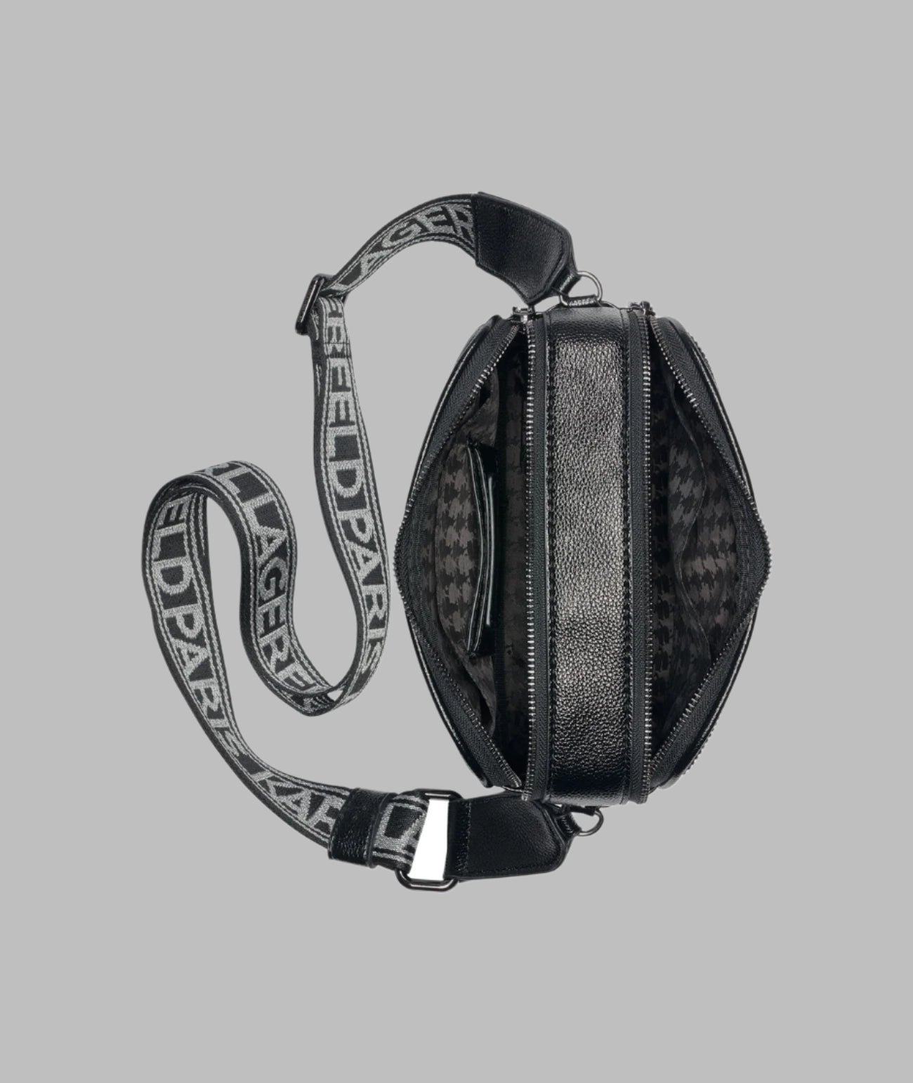 KarlLagerfeld Maybelle script karl crossbody black