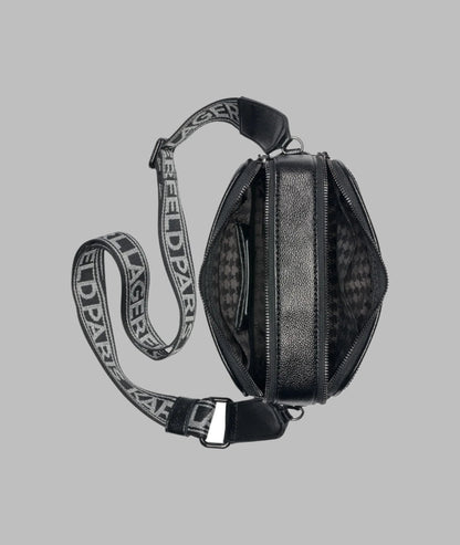 KarlLagerfeld Maybelle script karl crossbody black