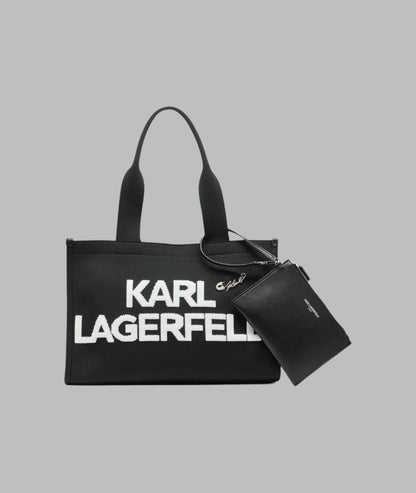 KarlLagerfeld Kristina large tote black/white
