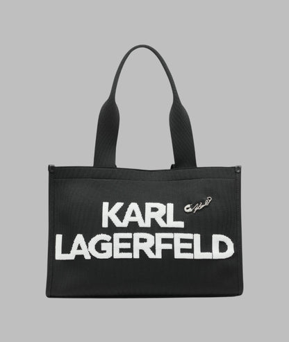 KarlLagerfeld Kristina large tote black/white