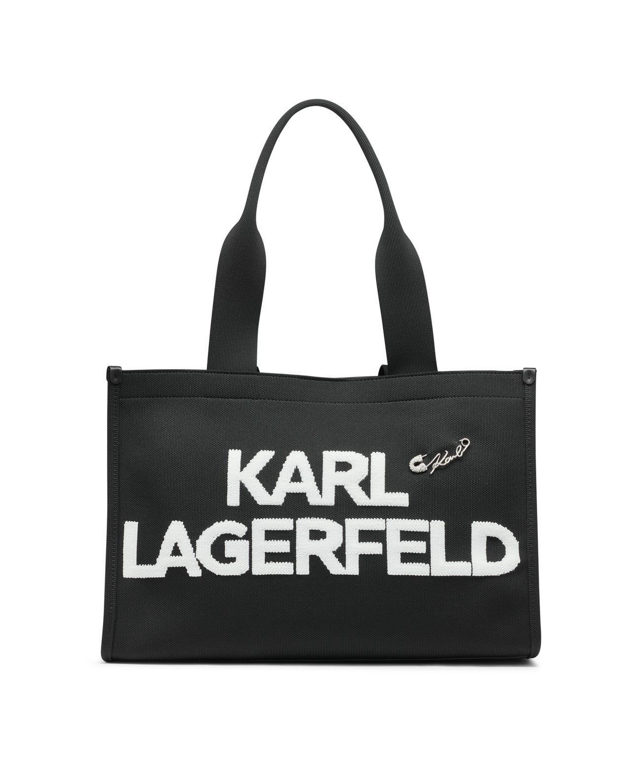 KRISTINA LARGE TOTE Black/White Black/White