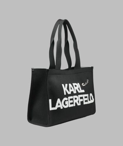 KarlLagerfeld Kristina large tote black/white