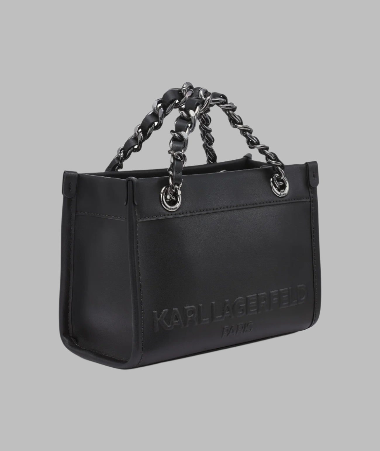 KarlLagerfeld Savoie small leather crossbody black