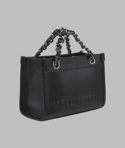 KarlLagerfeld Savoie small leather crossbody black