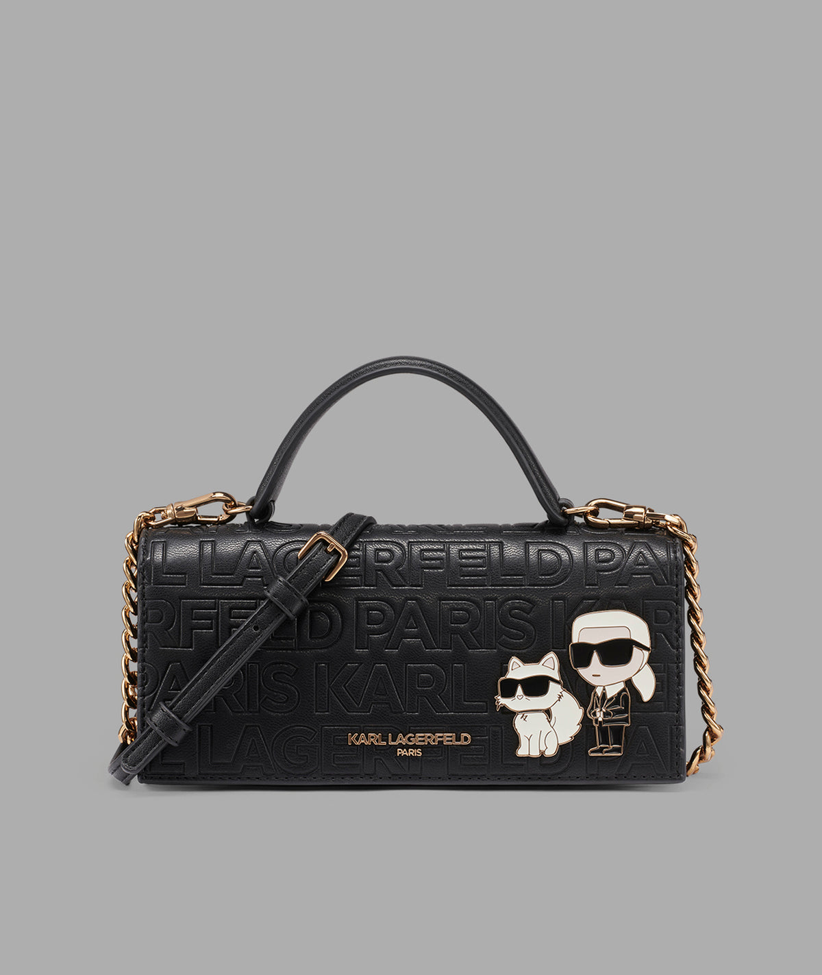 KarlLagerfeld Meribel wallet with cross body strap black