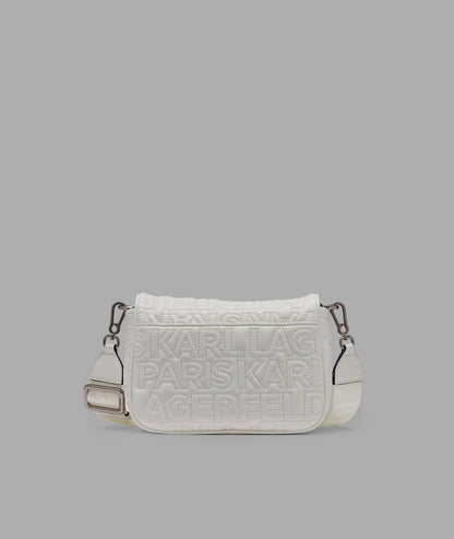 KarlLagerfeld Voyage logo crossbody white