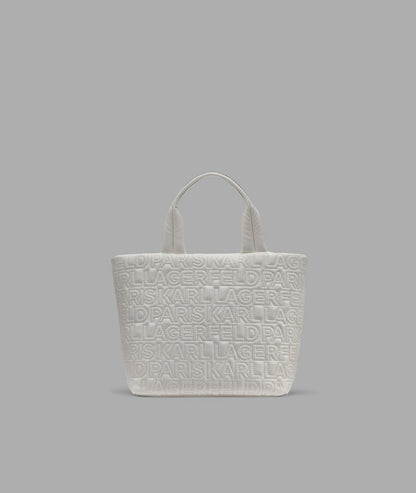 KarlLagerfeld Voyage tote white