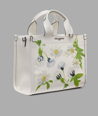 KarlLagerfeld Kristina small crossbody canvas white multi