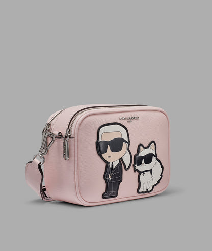 KarlLagerfeld Maybelle camera crossbody lotus