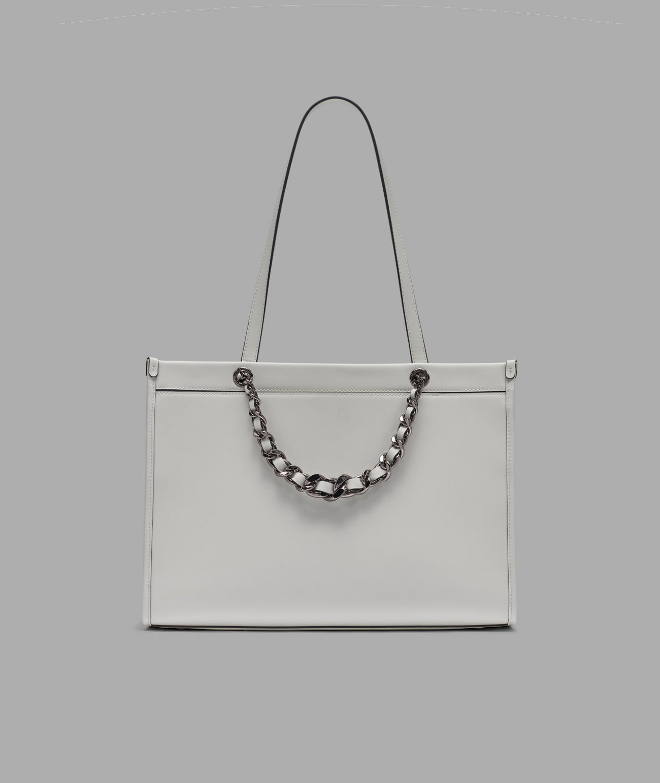 KarlLagerfeld Savoie floral tote with chain strap white multi
