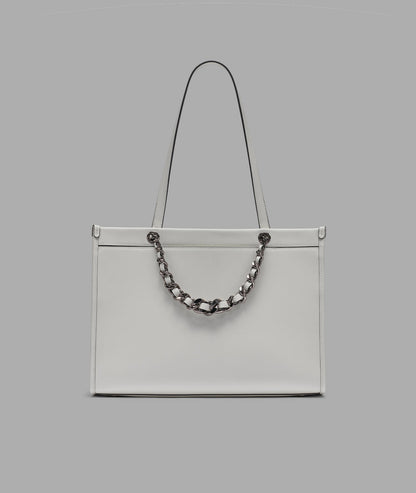 KarlLagerfeld Savoie floral tote with chain strap white multi