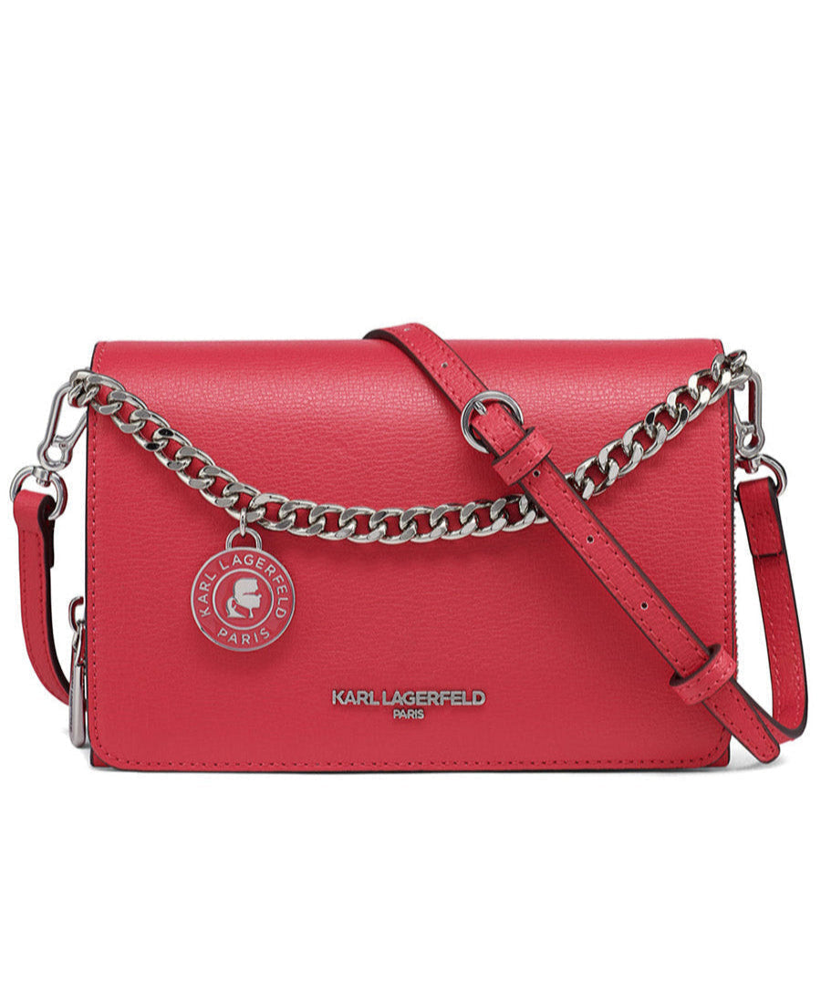 LOURDES LEATHER CROSSBODY French Rose French Rose