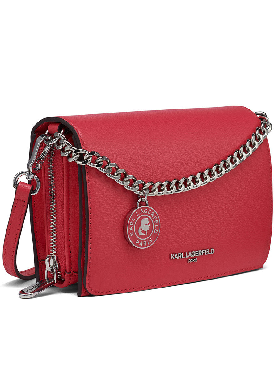 LOURDES LEATHER CROSSBODY French Rose French Rose