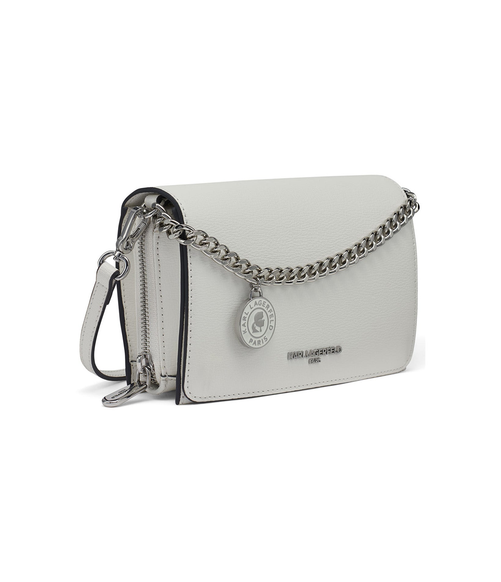 LOURDES LEATHER CROSSBODY White White