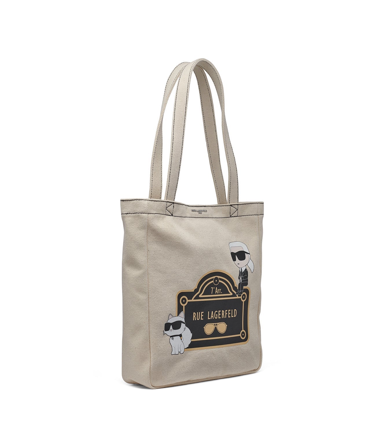 CANNES NORTH SOUTH TOTE Natural/Black Natural/Black
