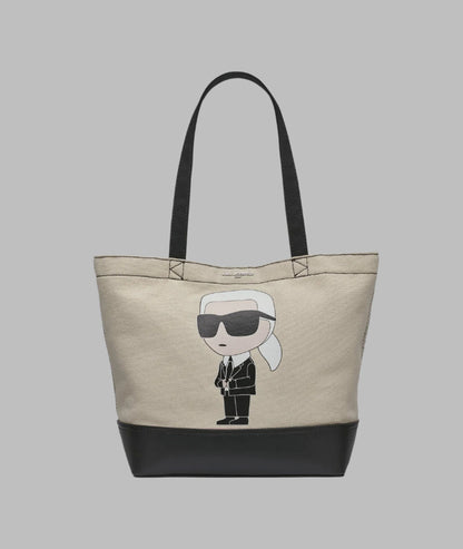 KarlLagerfeld Cannes east west tote natural