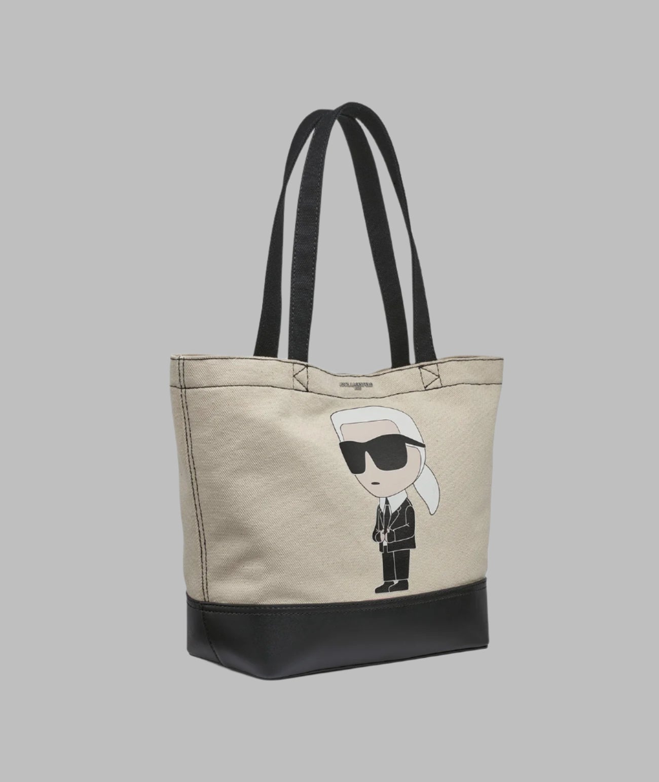 KarlLagerfeld Cannes east west tote natural