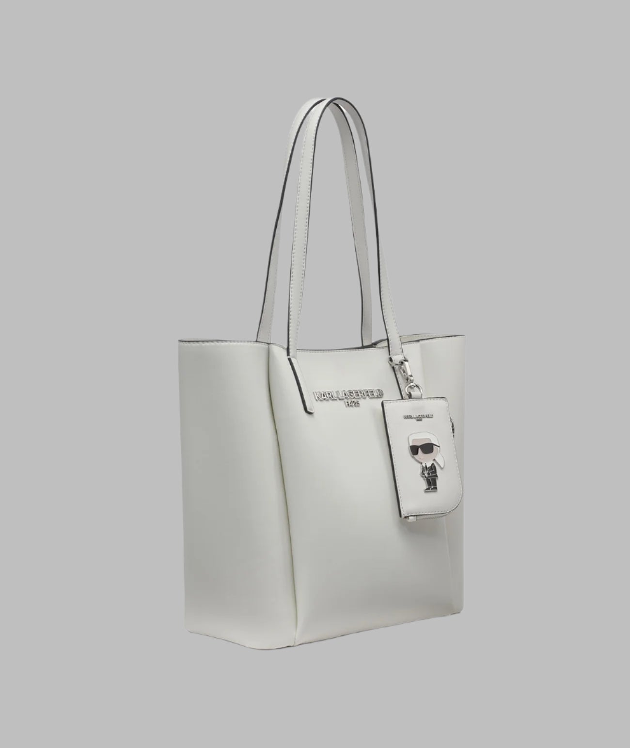 KarlLagerfeld Louise tote white