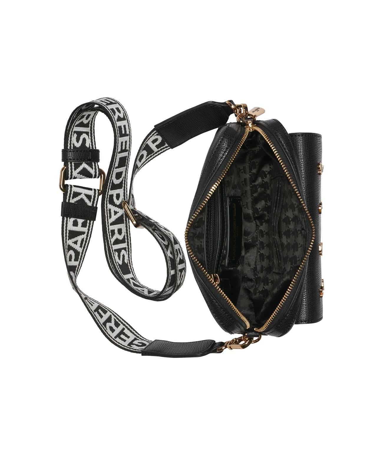 MAYBELLE CAMERA CROSSBODY Black/ Gold Black/ Gold