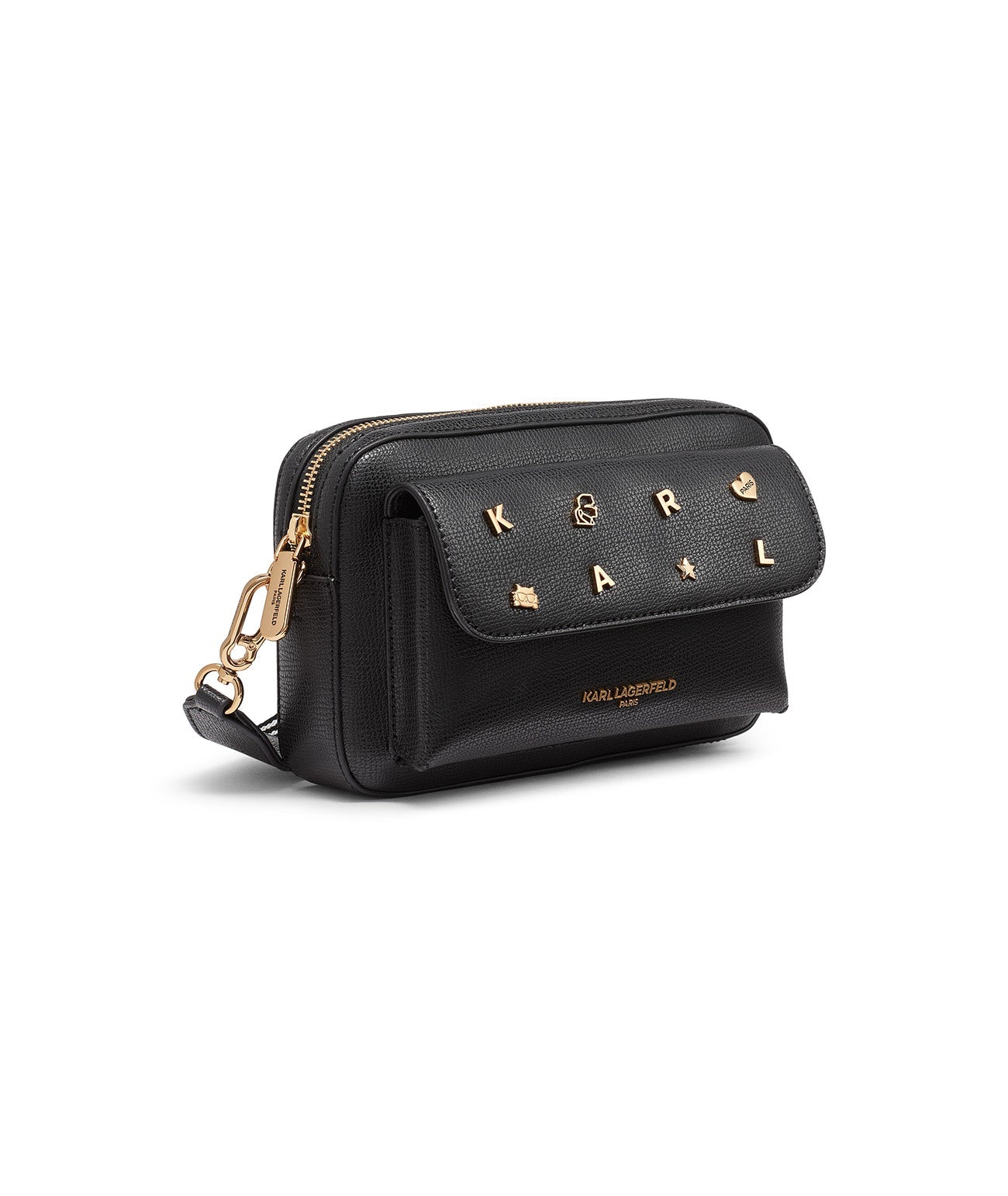 MAYBELLE CAMERA CROSSBODY Black/ Gold Black/ Gold