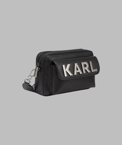 KarlLagerfeld Maybelle camera crossbody black/gunmetal