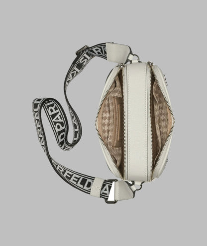 KarlLagerfeld Maybelle crossbody with pins white