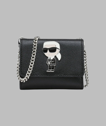 KarlLagerfeld Small wallet on chain black