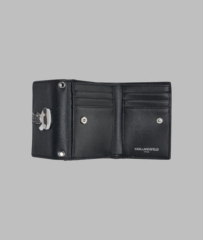 KarlLagerfeld Small wallet on chain black