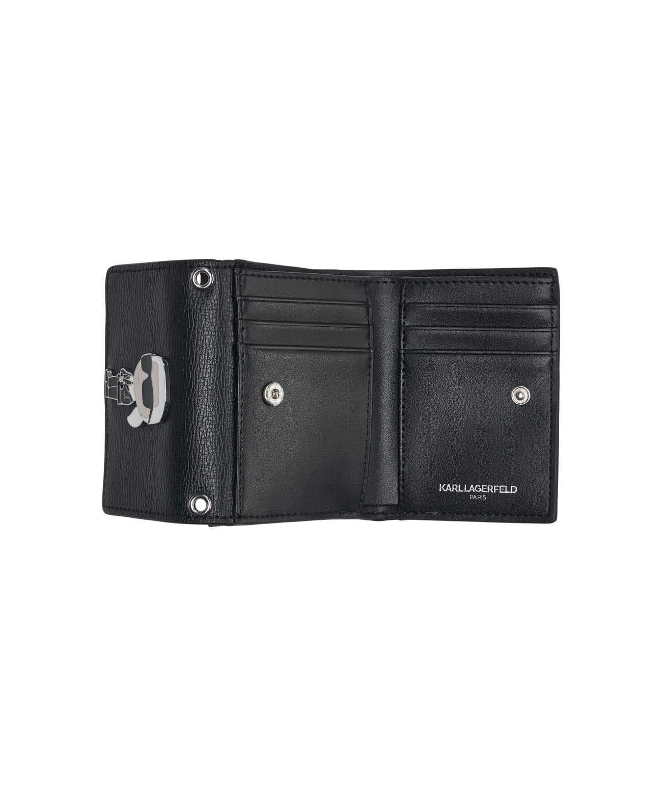 SMALL WALLET ON CHAIN Black Black
