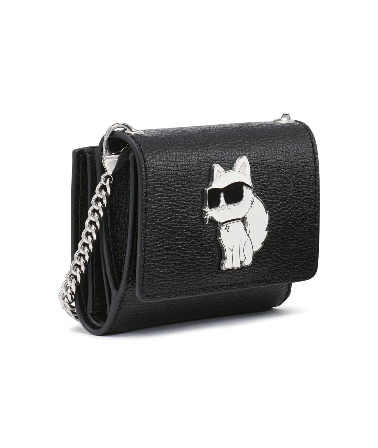 SMALL WALLET ON CHAIN Black - CHOUPETTE Black - CHOUPETTE