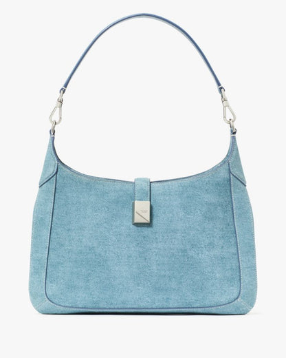 KateSpade Deco Denim Hobo Bag Blue Multi