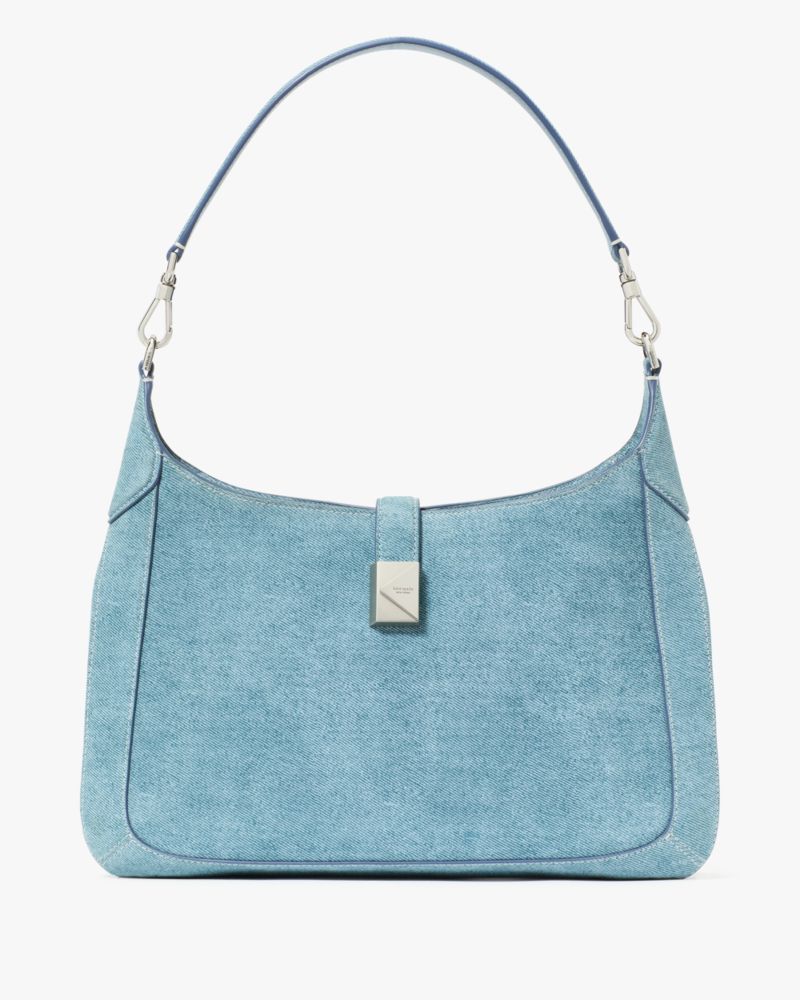 KateSpade Deco Denim Hobo Bag Blue Multi