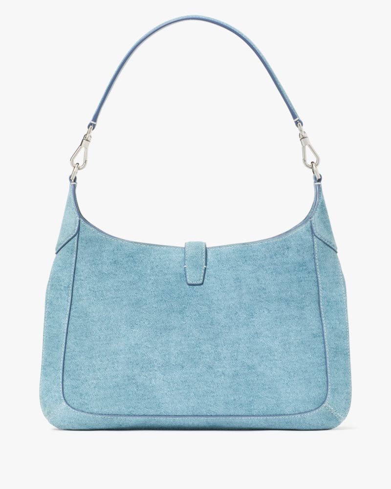 KateSpade Deco Denim Hobo Bag Blue Multi