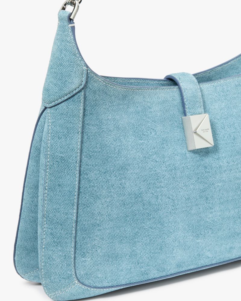 KateSpade Deco Denim Hobo Bag Blue Multi