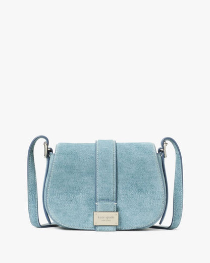 KateSpade Nouveau Mini Saddle Bag Blue Multi