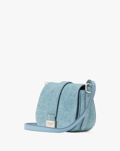 KateSpade Nouveau Mini Saddle Bag Blue Multi