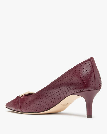 Katespade Hallie Pump Dark Merlot