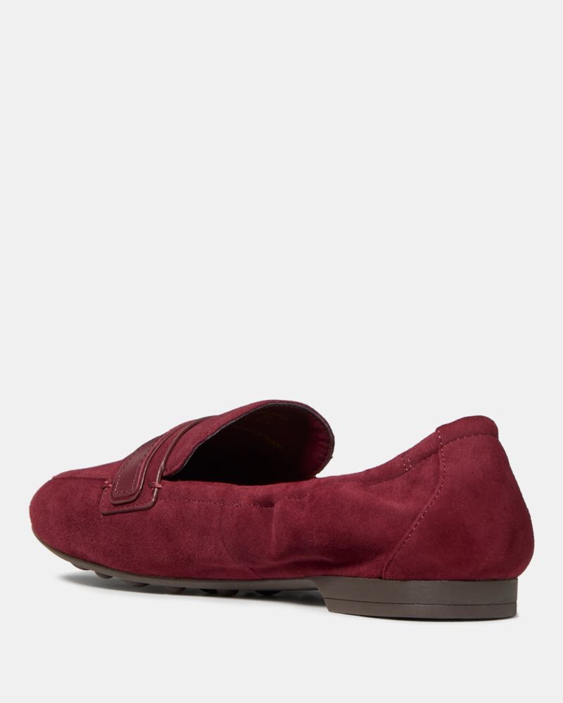 Katespade Phoebe Loafer Dark Merlot