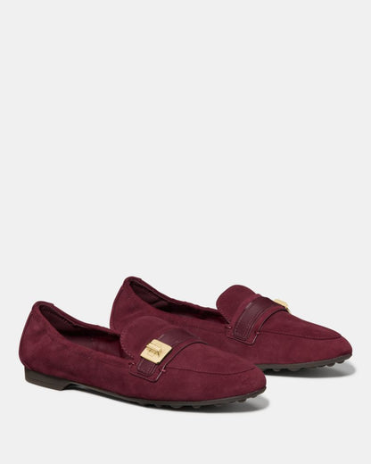 Katespade Phoebe Loafer Dark Merlot