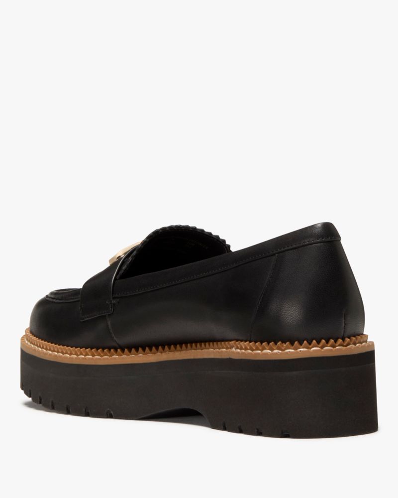 Katespade Hallie Lug Loafer Black